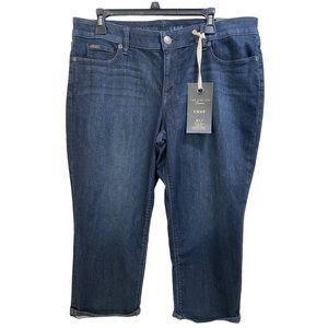 NWT The Limited Denim, The Crop 917 size 16, Slim‎ Hip & Thigh Slim Leg